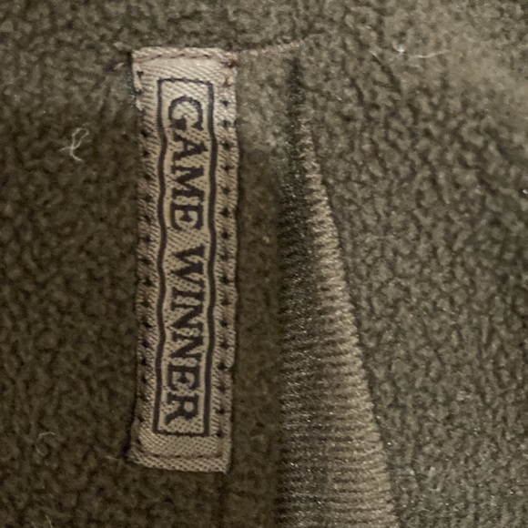 Game winner full zip jacket green with camo boys size small used - Picture 4 of 4